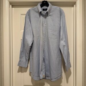 New! Chaps Ralph Lauren Men’s Light Blue Oxford Dress Shirt Size 16.5 -32/33